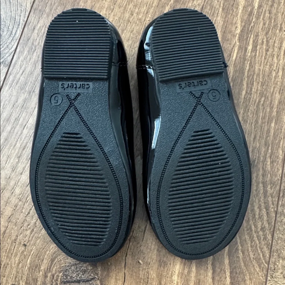 Carter’s toddler girl dress shoes, black, size 5